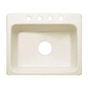   Single Basin Acrylic Topmount Kitchen Sink 21411