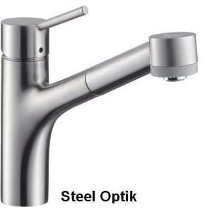  Talis S Single Handle Kitchen Faucet Steel Optik