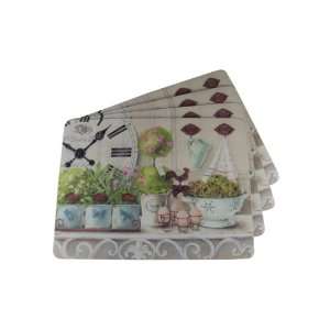 Apollo Placemats Set4 Clock And Herbs 