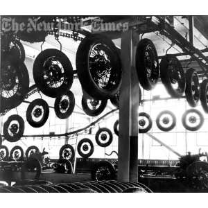  Rolling Out Tires, Detroit   1931