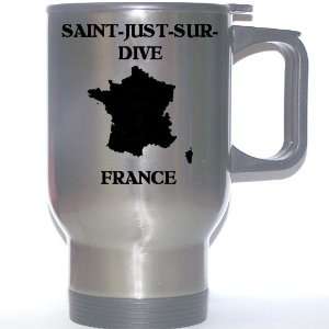  France   SAINT JUST SUR DIVE Stainless Steel Mug 