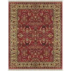   Imports   Mistache   203 Area Rug   8 Round   Red, Light Gold Home
