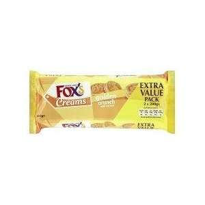 Foxs Golden Crunch Creams Big Value Twin Pack 336 Gram   Pack of 6