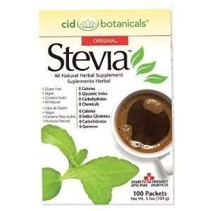 Cid Botanicals Stevia Original    100 Packets   Vegan  