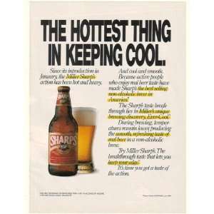   Beer Hottest Thing Keeping Cool Print Ad (18015)