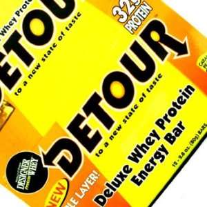  Next Proteins Detour Energy Bar   12 bars Caramel Peanut 