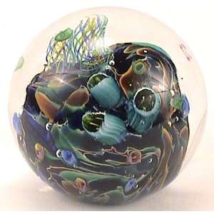  Glass Paperweight Coolpool #3 by Glass Eye Studio