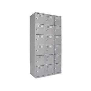    TNNBS6121812CMG Tennsco LOCKER,3WIDE,18COMP,72HGY