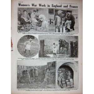  1917 WW1 Women French Factory Farm Worker Peterborough 