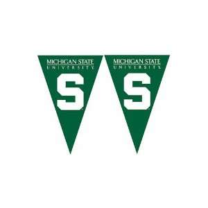  Michigan State Spartans NCAA 25Ft String Of 6 x 9 Party 