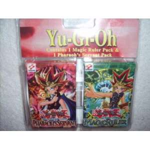  Yu Gi Oh Card Game Two Pack Set Contains 1 Magic Ruler 