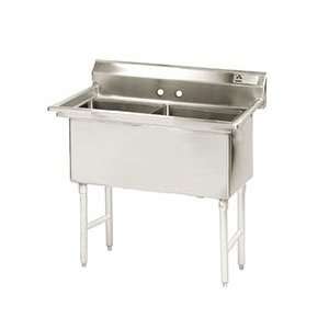 Advance Tabco FS 2 3024 Spec Line Fabricated Two Compartment Pot Sink 
