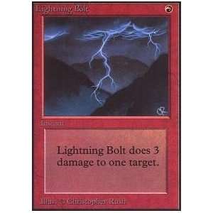  Magic the Gathering   Lightning Bolt   Unlimited Toys 