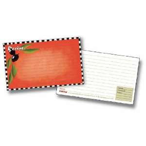  Labeleze Recipe Cards with Protective Covers 3 x 5 