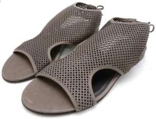 JCrew Quorra die cut leather sandals 8 $150 shoes mink  