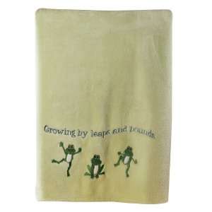 Manual Woodworkers Growing by Leaps and Bounds Fleece Blanket   Green 