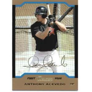  2004 Bowman Gold #211 Anthony Acevedo FY   Houston Astros 