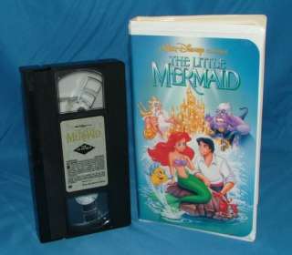 EXTREMELY RARE LITTLE MERMAID VHS 1990, BANNED ART WORK, SHOWING A 