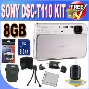  Sony Cyber Shot DSC T110 16.1 MP Digital Still Camera with 