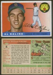 4660) 1955 Topps 4 Al Kaline Tigers VGX  