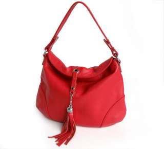 Red Mini Lady Fashion Handbag Shouldler Bag Cross Body Genuine Leather 