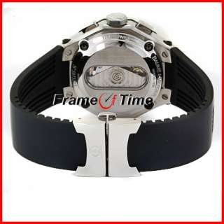 Baume & Mercier Riviera 8755 Titanium XL Black Rubber Chronograph 