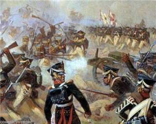 1812 Russian Print French War Napoleon Battle Borodino  