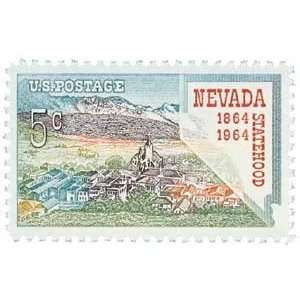  #1248   1964 5c Nevada Statehood Postage Stamps Plate 