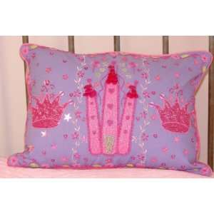    Designer DH Throw Pillows, Castles and Crowns 14X20