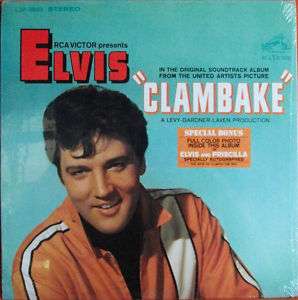 ELVIS PRESLEY CLAMBAKE 1967 LP   PROMO SEALED  