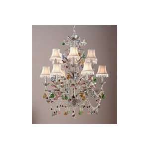  3913   Ambrosia Two Tier Chandelier   Chandeliers