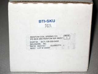 RCS Ti Titanium Rear Shock Spring 2.8 x 450lb Fox SRAM Rockshox Rock 