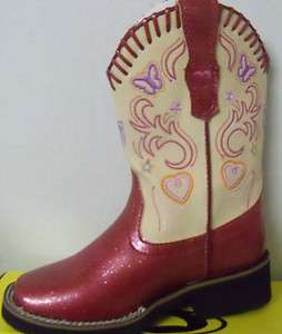 Roper INFANTS Western Boots  Fushia/Creme (Style#9 17 1801 914 PI 