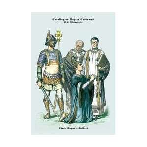  Carolingian Empire Costumes Charlemagnes Soldiers 20x30 