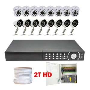   600TV line and 8 x 1/3 CMOS CCD Indoor Camera, 600 TV lines(2T HDD