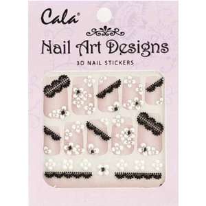 Cala Jeweled 3D Nail Art Stickers x2 Packs Flowers #86381+ Aviva Nail 
