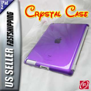 Multi Color Apple iPad 2 Smart Cover Mate Companion Crystal Hard Back 