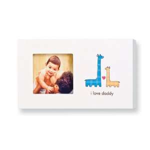  I Love Daddy 3x3 Photo Sentiment Wood Frame Jewelry