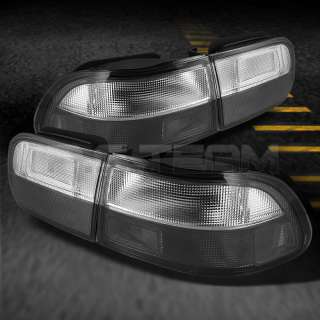 92 95 CIVIC 2/4DR JDM SMOKED CLEAR TAIL LIGHTS LAMPS  