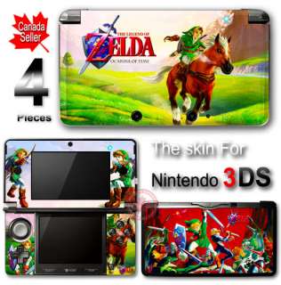 Zelda Ocarina of Time SKIN STICKER DECAL COVER for 3DS  