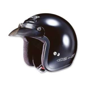  HJC CS 5 Open Face Helmet X Small  Black Automotive