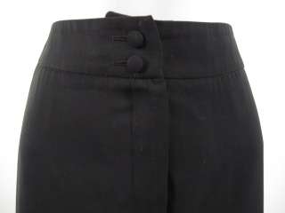 BERNARD ZINS Black Wide Leg Trousers Pants Size 6  