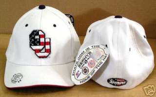 NCAA Oklahoma OU Sooners White Sports cap   one size  
