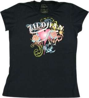 Zildjian Cymbals Womens Black Tattoo/Tribal Tee T Shirt   Szes M L XL 
