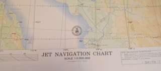 1961 USAF Map Aviation Sectional Chart SE USA Air Force  