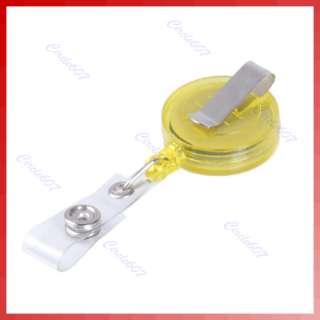 Pcs Retractable ID Card Badge Holder Reels with Clip  