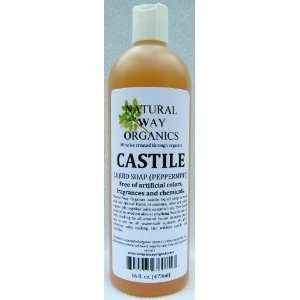    Castile Soap Pepermint 16 oz. (473ml)