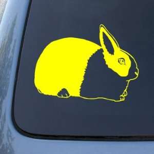   RABBIT   Bunny   Vinyl Car Decal Sticker #1510  Vinyl Color Yellow