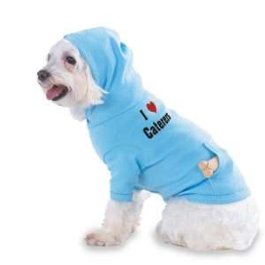  I Love/Heart Caterers Hooded (Hoody) T Shirt with pocket 