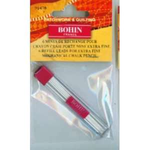  White Refill Leads for Bohin .9mm Mechanical Chalk Pencils 